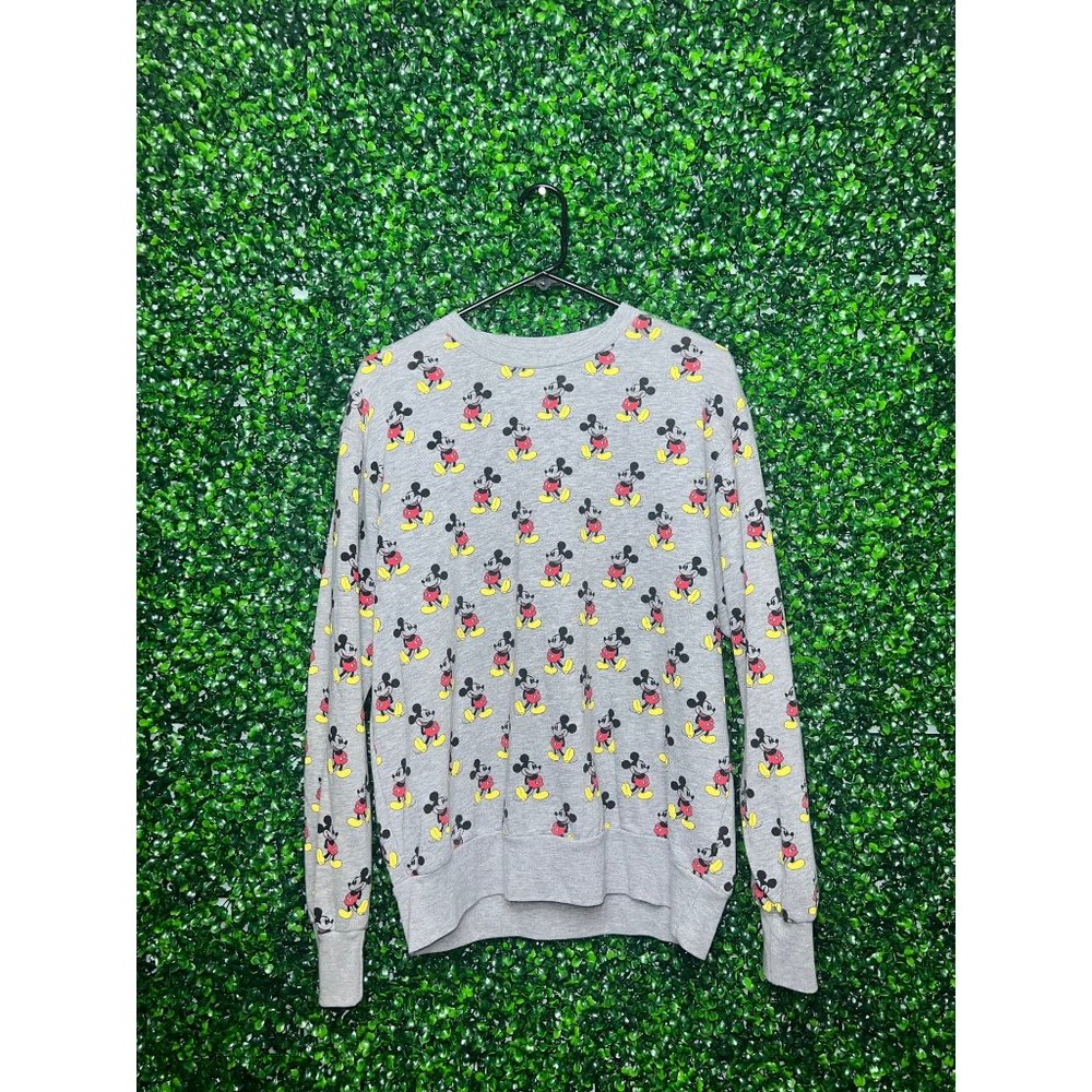 Disney Mickey AOP Crewneck SZ MEDIUM
